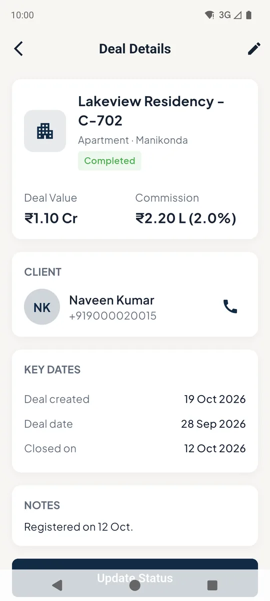 Deal details