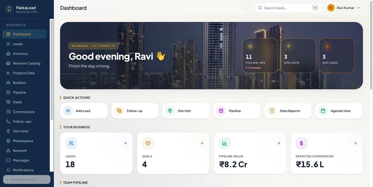 Web dashboard