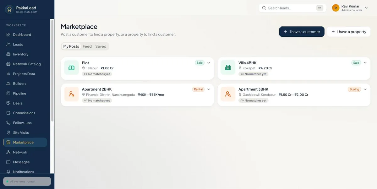 Marketplace on the web